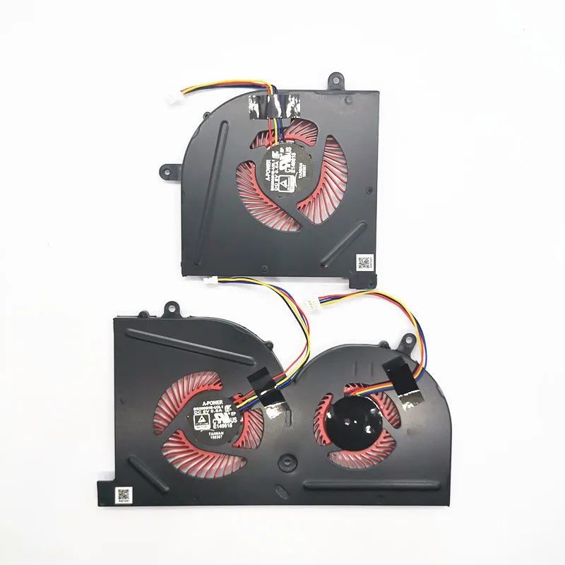 Ventilador de Refrigeração Gpu para Laptop Refrigerador para Msi Gs63vr Gs63 Gs73 Gs73vr Ms17b1 Bs5005hs-u2f1 Gpu Bs5005hs-u2l1