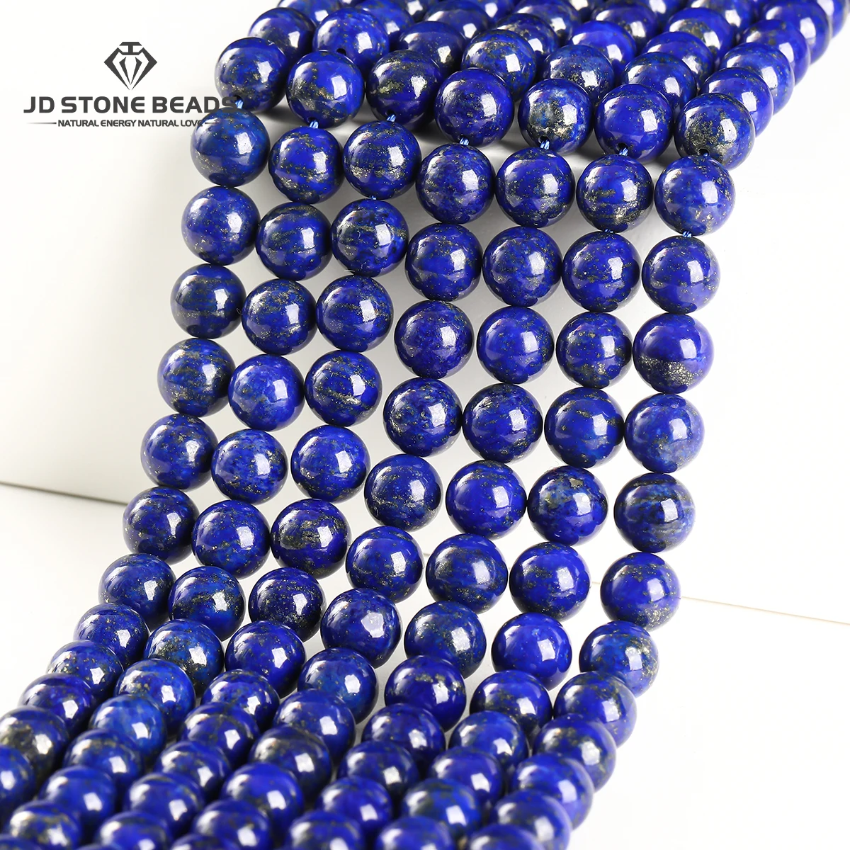 7A Naturstein Lapis Lazuli Perle Runde Lose Spaer Edelstein Perlen Für Schmuck Machen DIY Armband Ohrringe Zubehör 15''