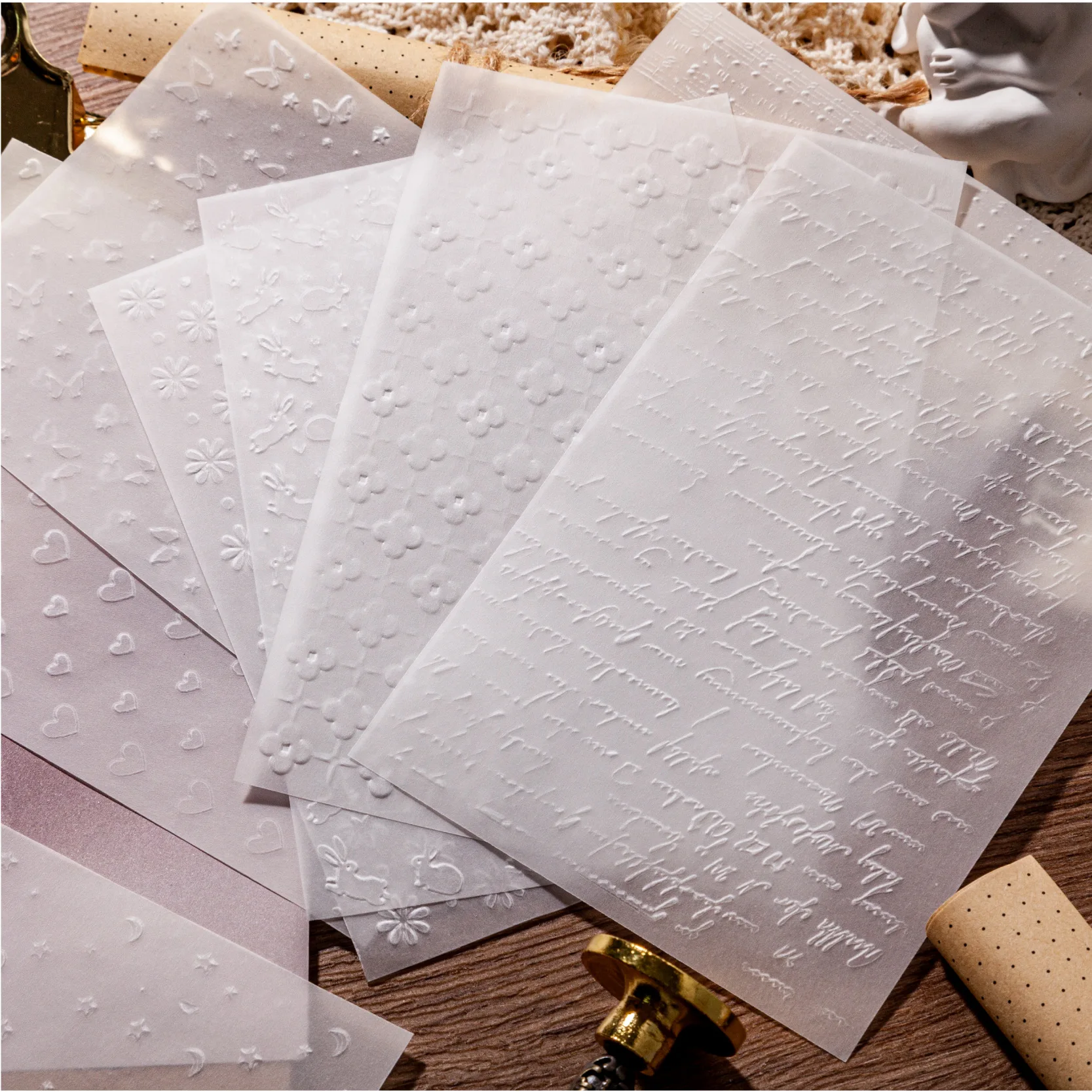 

10pcs/lot Memo Pads Material Paper matte Junk Journal Scrapbooking Cards Retro Background Decoration Paper