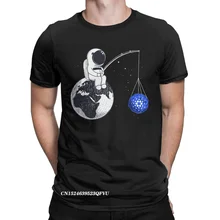 Cardano Camiseta de astronauta para hombre y mujer, camisa ADA de pesca, Luna, Hodl, camisetas de espacio, camisetas de criptomoneda para hombre y mujer