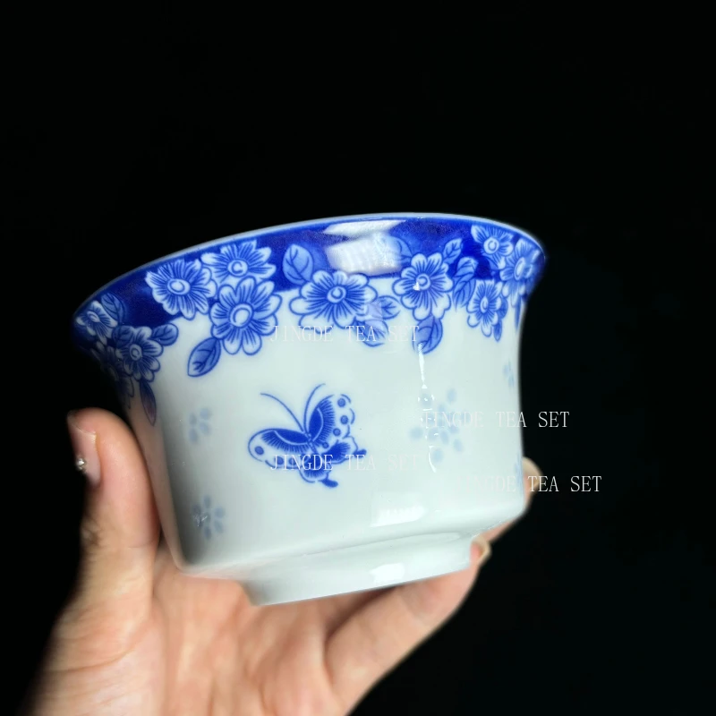 Retro Ceramic Gaiwan Tea Cup Customized Handmade Tureen Chinese Portable Tea Bowl Personal Teacup Household Tea Set Accessories