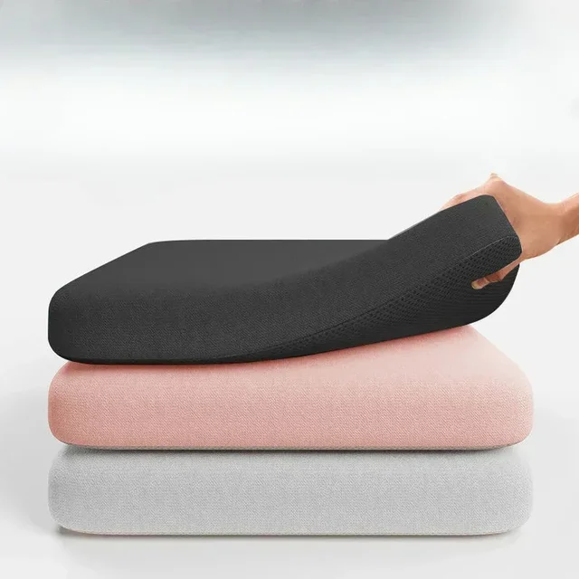 Coussin de siège en mousse épaisse de 4 cm – Coussin de chaise de bureau ultra doux |   Coussin de siège de voiture pour assise longue, soutien lombaire et soulagement de la douleur 3
