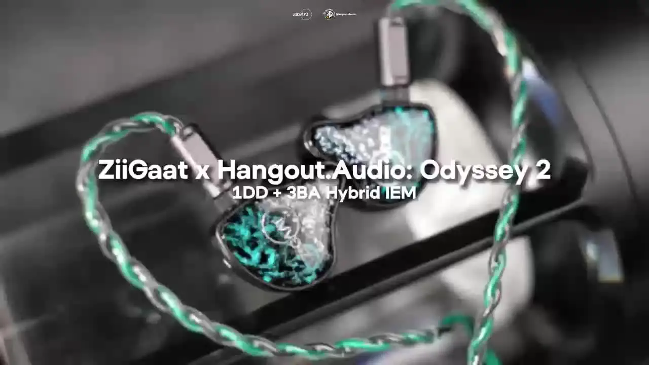 ZiiGaat x Hangout.Audio: Odyssey 2 1DD + 3BA ハイブリッド IEM