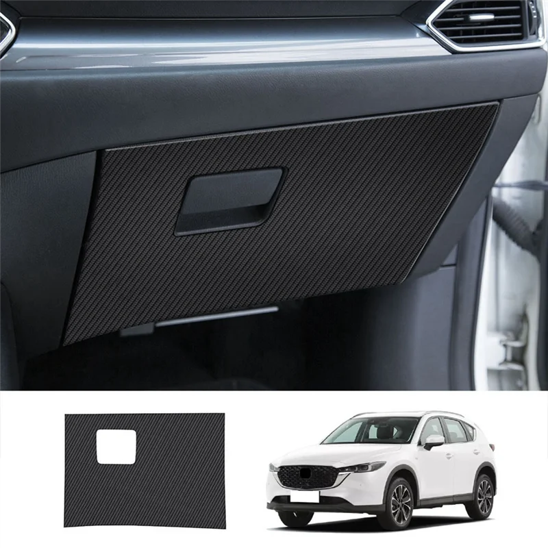 A77Q-자동차 가죽 보관 글러브 박스 보호 패드 안티 킥 패드 안티 더티 패드 매트 커버 For Mazda CX-5 CX5 2022+