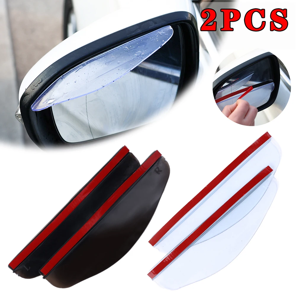 

Car Rain Shield Rearview Mirror Rain Eyebrow Cover Protector Auto Rear View Side Snow Guard Universal Auto Mirror Accessories