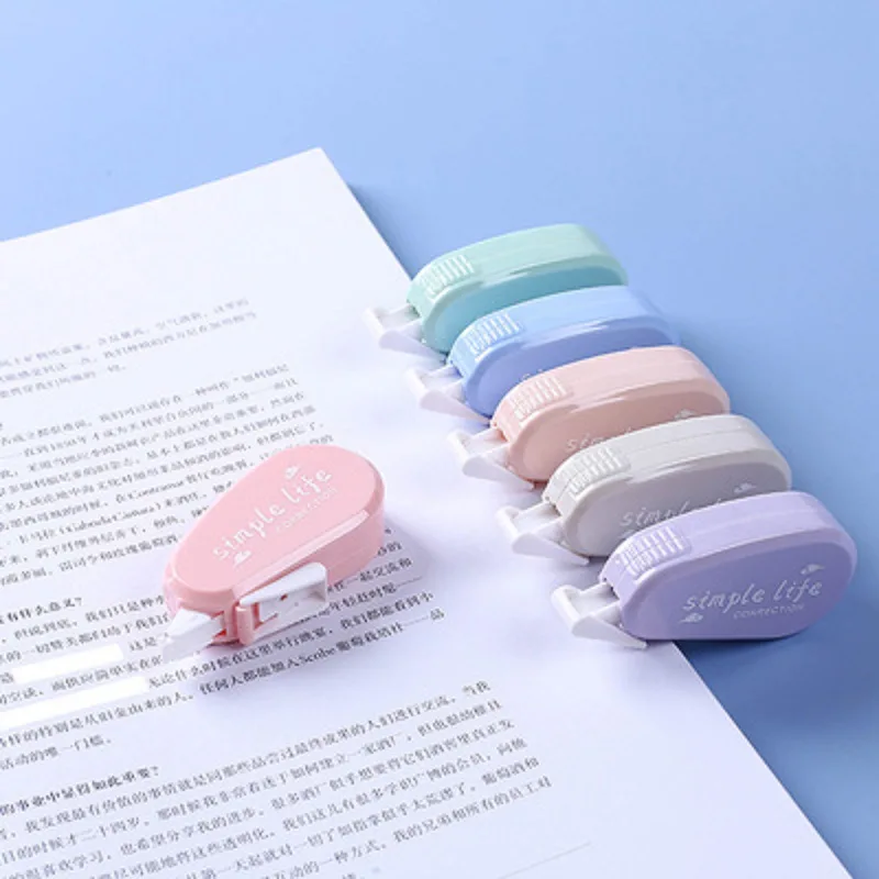 Morandi 미니 귀여운 투명 교정 세트 크리 에이 티브 휴대용 페인트로 6pcs 교정