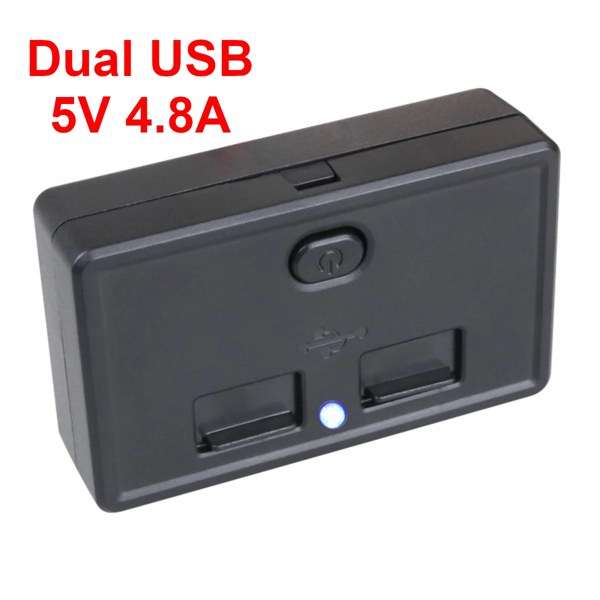 4.8A Dual USB Auto-Steckdose, 12V/24V Wasserdicht USB Ladebuchse Panel mit  ON/OFF Schalter, für 12V Auto Bus ATV Schiff LKW : : Auto &  Motorrad