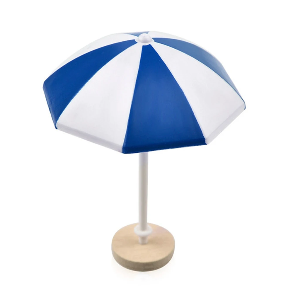 

Cute 3 Colors Dollhouse PVC Miniature Figurines Fairy Garden Ornaments Beach Sun Umbrella Seascape Decoration Micro Landscape