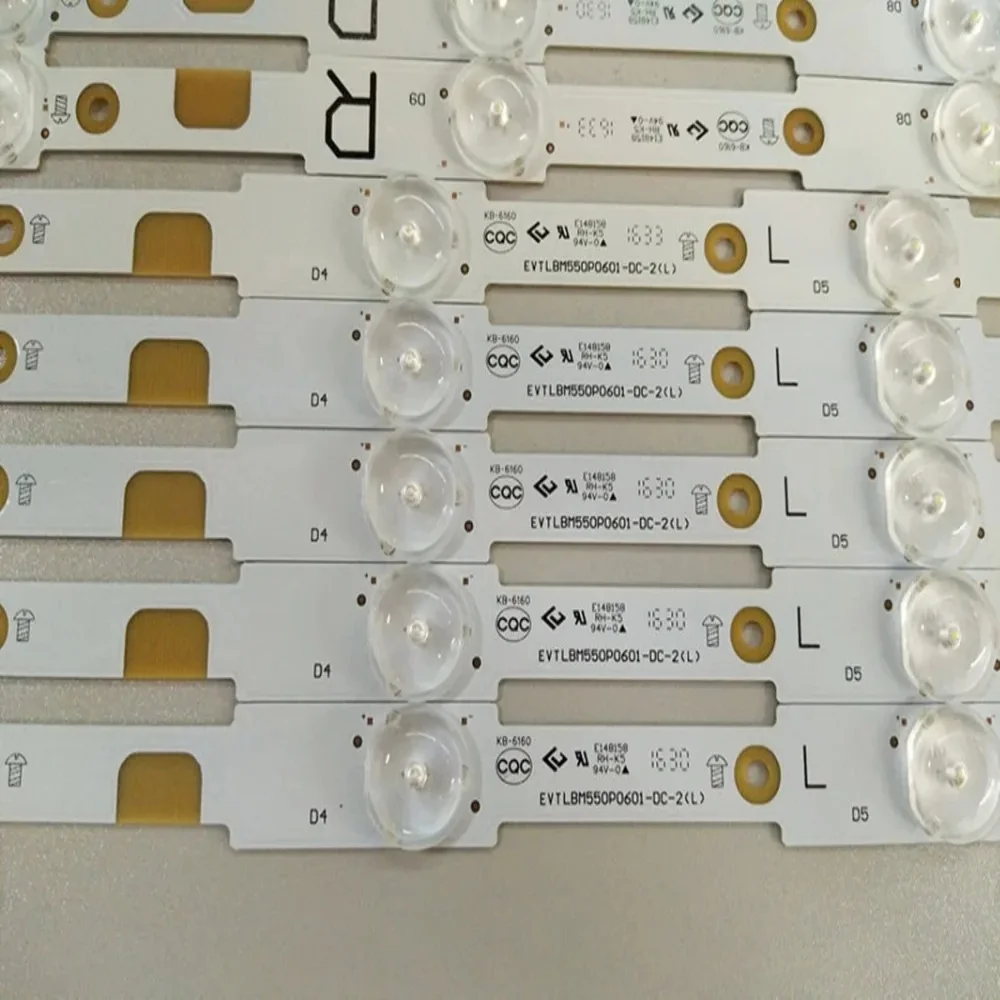 LED 백라이트 스트립 12 램프 55PUT6400 LB55037 55PUH6400 55PUK6400/12 TPT550J1-QVN03.U 55PUX6400 LB55043 LB55052 E556