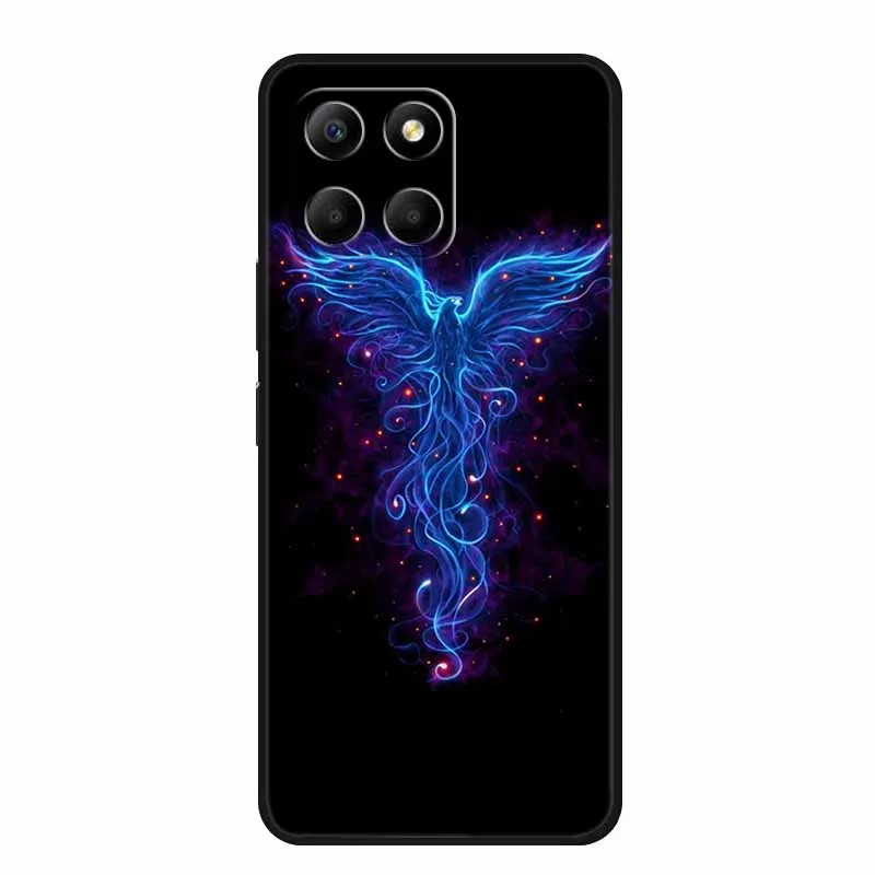 Shockproof Black Silicone Soft Phone Case - Sleek and Protective Back Cover
