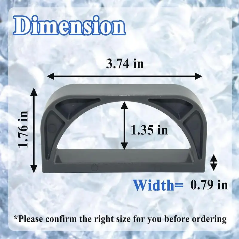 Magnetic Ice Scoop Holder 2X Magnetic Scooper Storage Replacement Stand Ice Maker Gadgets Scooper Holder Stand For Home Kitchen