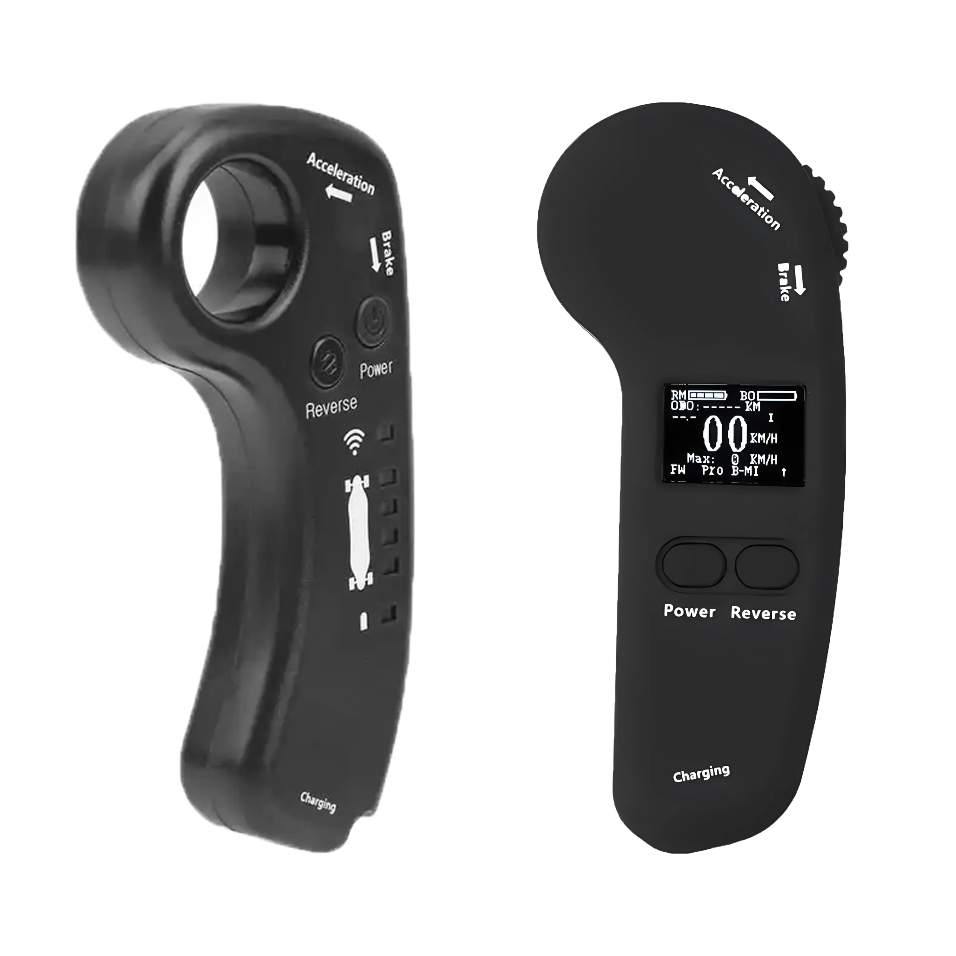 New Dual Drive Controller Indicator Light/ESC Electric Wireless LED Display Remote Control with Cruising Skateboarding Single