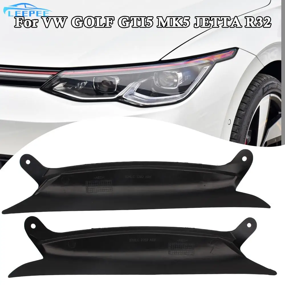 

Передние фары для VW GOLF GTI5 MK5 JETTA R32, крышка для век, отделка, 1 пара, чехол для автомобильной фары, Стайлинг автомобиля