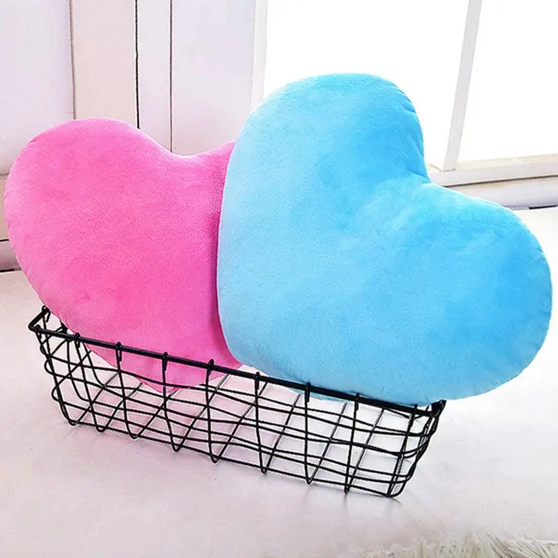 Cute Heart Shaped Plush Pillow Heart Plush Toys Soft Sleeping Pillow Comfortable Love Pillow Sofa Cushion Home Decor Lover Gift 4