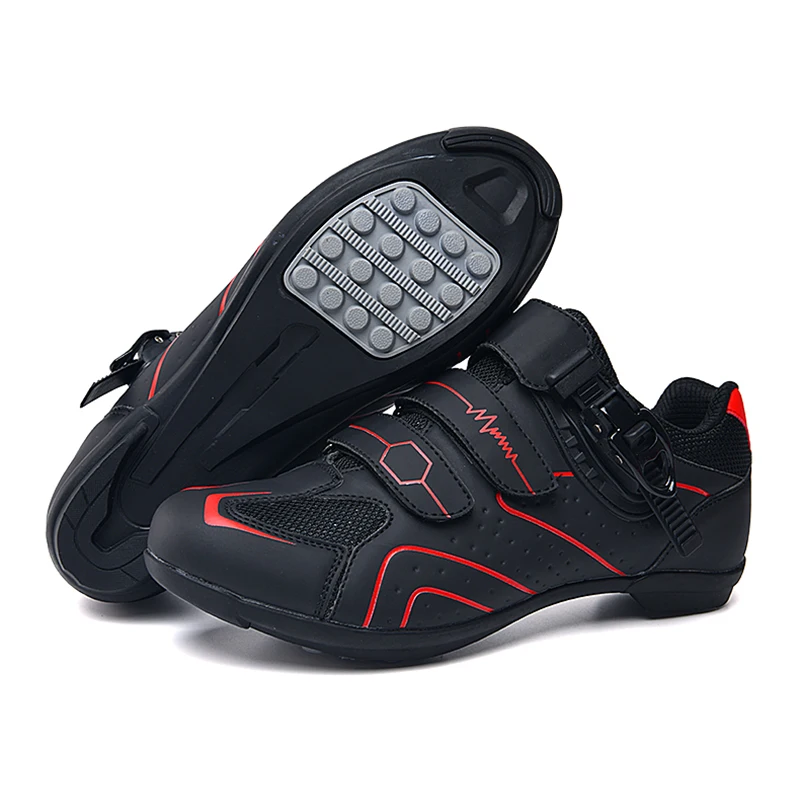 Men Cycling Shoes Flat Pedal MTB Shoes Nonslip Rubber Speed Road Bike