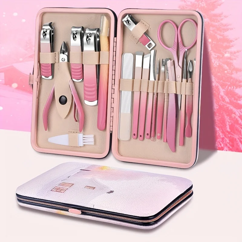 7/10/13/19 pcs Manicure Set Nail Clippers