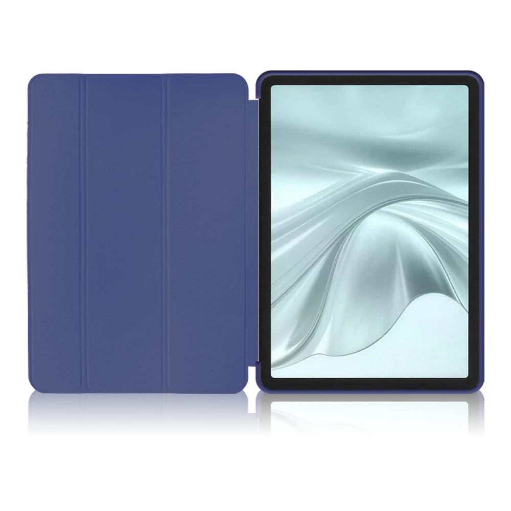 Premium Slim Tri-Folding Stand Tablet Cover with Soft TPU Back