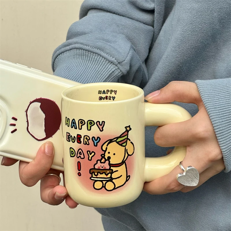 Creative Ceramic Coffee Mug Set Travel Cute Cup Coffee Mug Kawaii Cute Cups  Mug Cute Coffee Mugs Cups and Mugs Coffee Cup - AliExpress