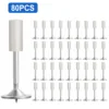 80/100/200Pcs 40mm Round Nails for Manual Rivet Nail Gun Tools Concrete Steel Wall Anchor Trough Fastening Steel Nail Decoration 1