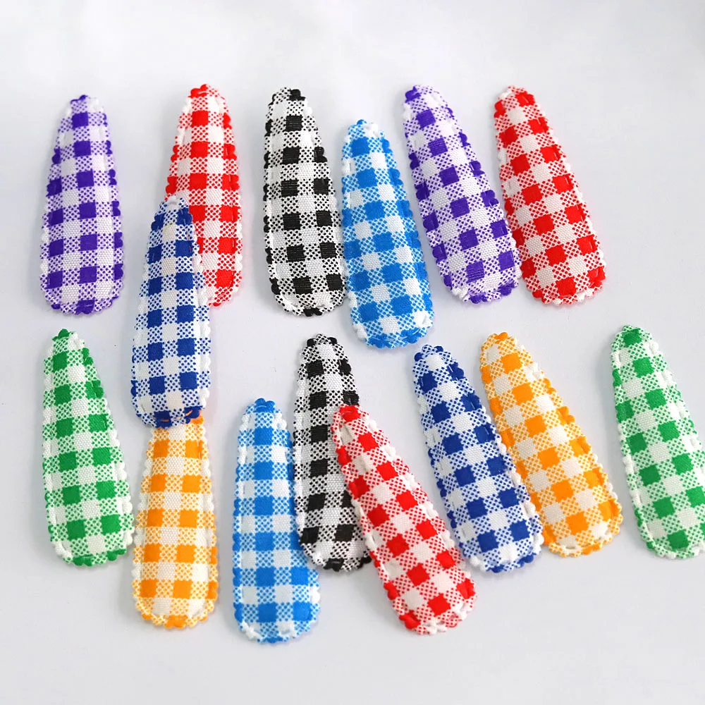 

300 шт., чехол в ретро стиле для телефона, 52 мм, в клетку, из полиэстера