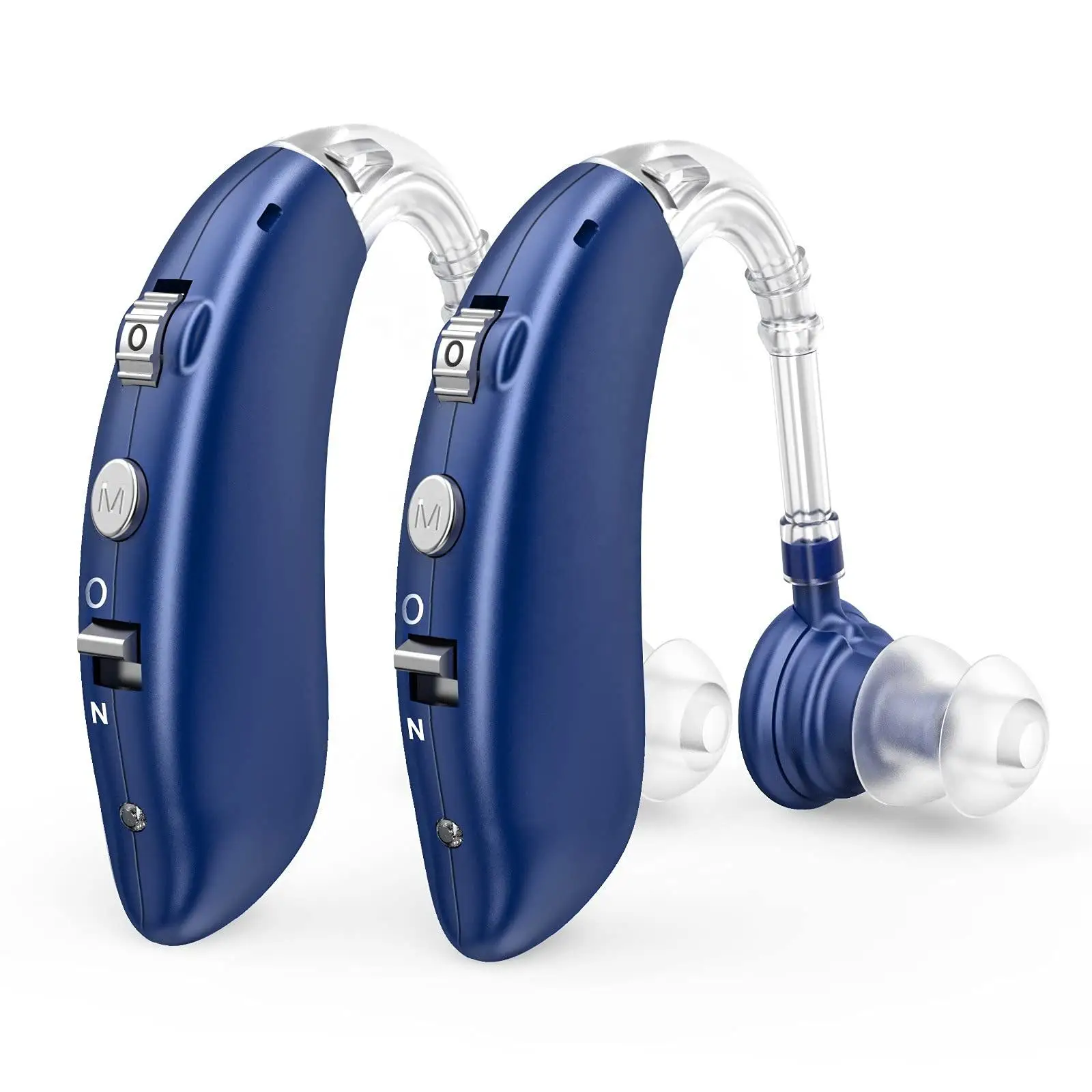 2024 Newest Cheap Rechargeable Hearing Aid Mini Device Ear Amplifier Digital Hearing Aids BTE Elderly Ear Care Hearing Amplifier 2