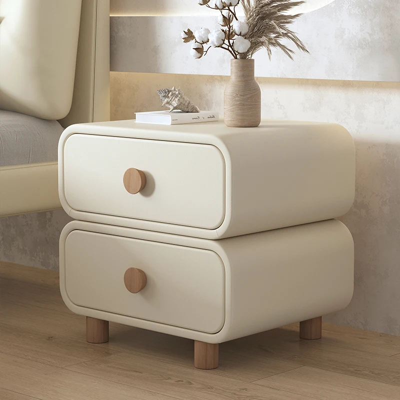 

Mobile Luxury Nordic Nightstands Modern Small Wood White Designer Bedside Table Minimalist Meubles De Chambre Home Furniture