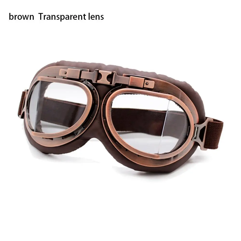 Pilot Retro Dustproof Motorcycle and Sports Protective Goggles