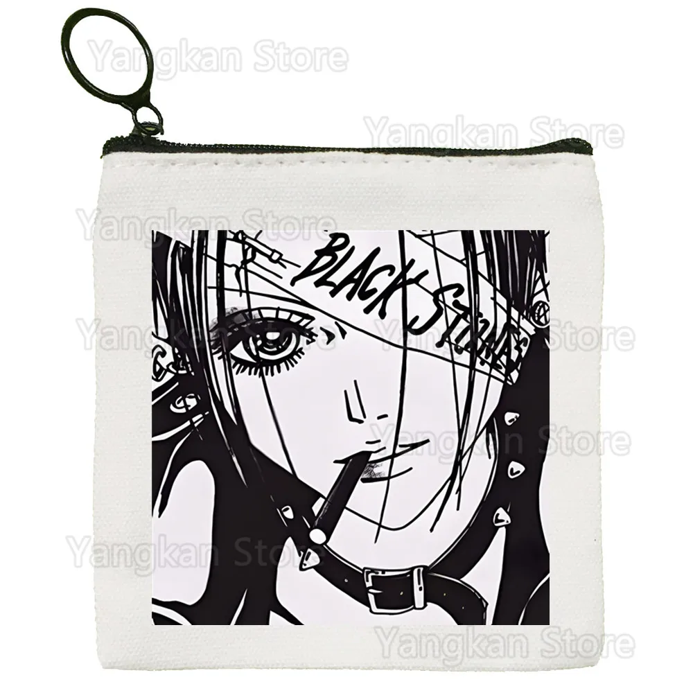 Coin Purse Anime Nana Osaki Manga Cute Mini Canvas Student Wallet Coin Case Zipper Hand Female Key Case