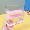 Dollhouse Mini Cake Display Counter Showcase Dessert for Barbie Blyth Ob11 Bjd 1/6 Dolls Pretend Play Supermarket Kids Toys Gift 3