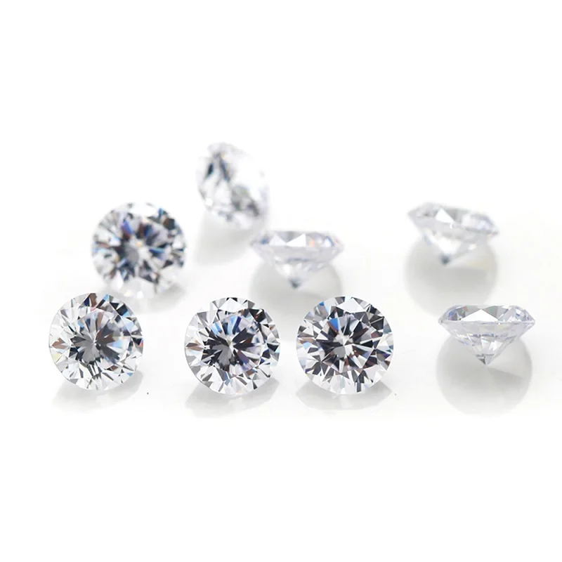 Cubic Zirkonia - Weiss - Trillion - 5x5mm - 5 Stück