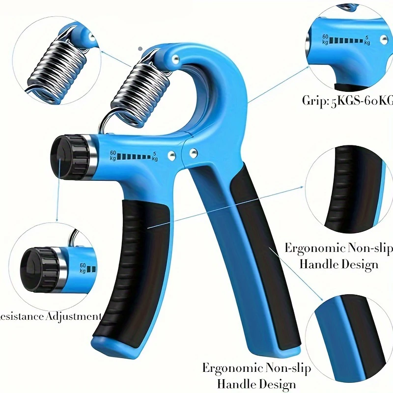 Adjustable Fitness R Type Gripper Training Hand Muscle Strength Booster Wrist Rehabilitation Training Device Fitness Equipment hand strengthener finger trainer finger strength trainer forearm exerciser hand grip trainers hand grip exerciser hand exerciser hand trainer