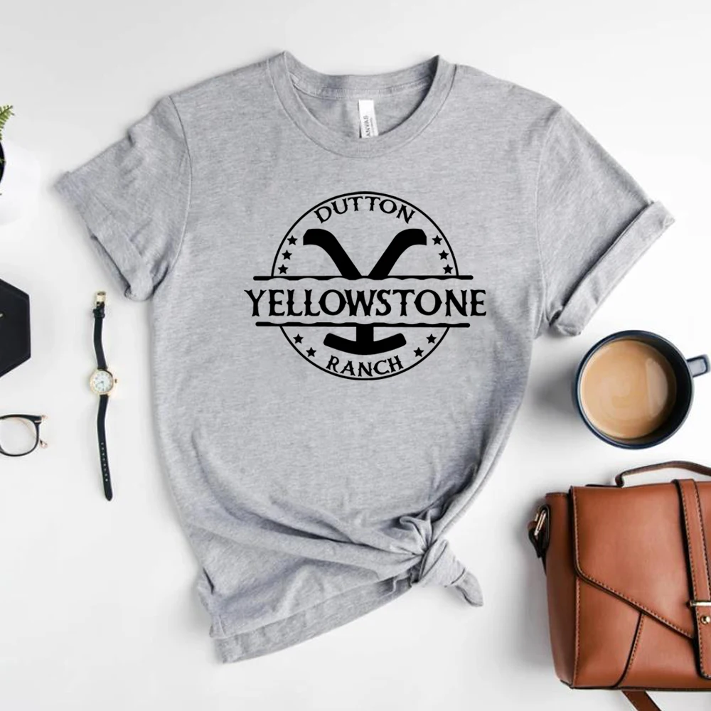 Retro Yellowstone T-shirt Yellowstone Dutton Ranch Shirt Rip Wheeler Unisex Short Sleeve Tees Vintage Tv Show Inspired Fans Tops 5