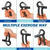 Counting Grip Strength Tester, Hand Trainer, Professional Wrist Strength Tester, 5-60KG Adjustable 4