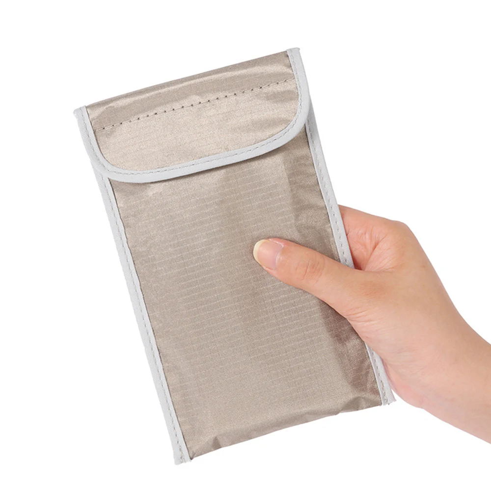 RF Signal Blocking Faraday Bag - Anti-Radiation & Anti-Tracking Pouch