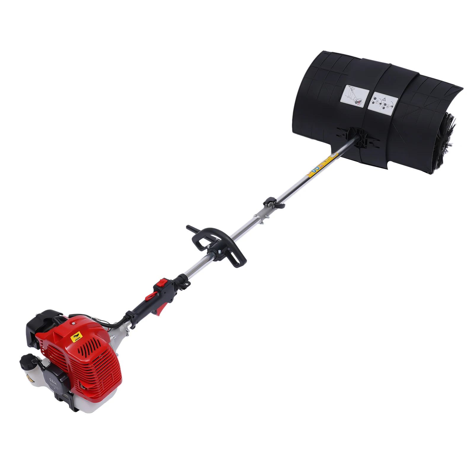 Hand-Held Cleaning Machine High Efficiency Gas Power Sweeping Broom 1.7KW for Cleaning Street and Farms