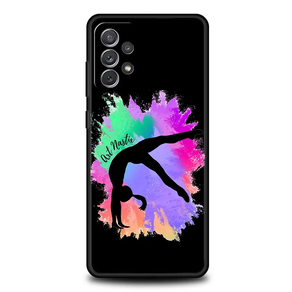 Watercolor Gymnastics Design Phone Case