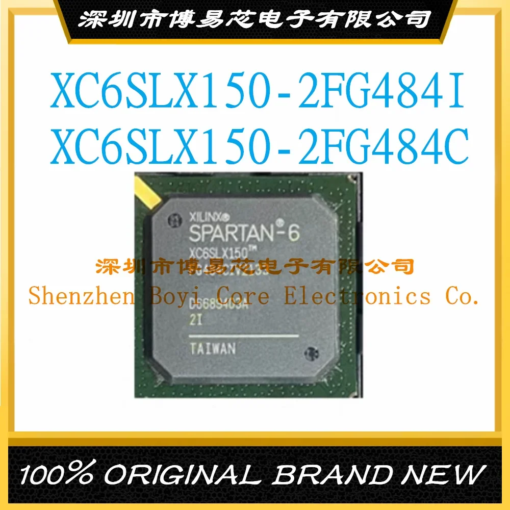 100% original spartan 6 lx field programmable gate array fpga ic 498 4939776 147443 676 bga xc6slx150 3fgg676c XC6SLX150-2FG484I XC6SLX150-2FG484C BGA-484 FBGA Embedded FPGA Programmable Gate Array