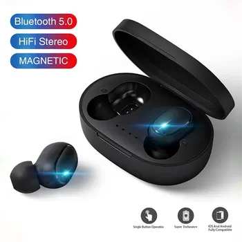 TWS A6S cuffie Bluetooth Wireless auricolari Noice Cancelling auricolari cuffie Bluetooth con microfono per Huawei Xiaomi Redmi 1