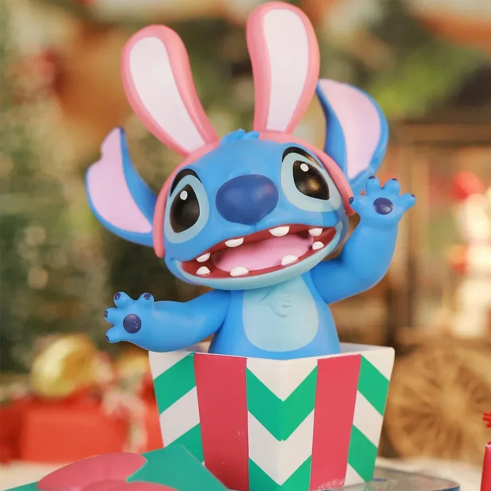 

Серия Disney Stitch Adventure, Мультяшные аниме строительные игрушки, Стич, фигурка, Милая модель, коробка сюрпризов, модель, подарки