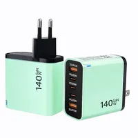 4-in-1 Type C Cable USB C PD Fast Charger 5 Ports Quick Charge Phone Adapter For iPhone Samsung Xiaomi Huawei OPPO Wall Charger 4