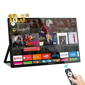 Monitor portatile Smart TV Touch Screen FHD da 18,5 pollici Google Entertainment Zoom interattivo per film da ufficio leggero per interni 1
