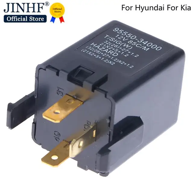 1pcs Car Turn Signal Flasher Relay 95550-34000 95550-39000 Flasher Relay Interior Parts