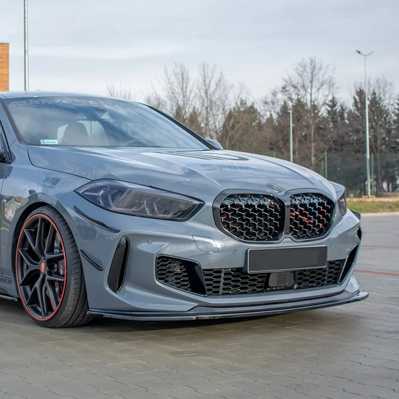 Stile Maxton Per Bmw Serie 1 F40 118I 120I M Pack M135I 2020-2023 Paraurti Anteriore Per Auto Spoiler Splitter Guard Cover Body Kit