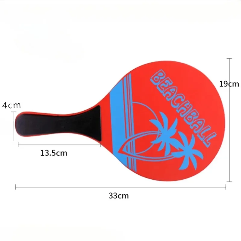 Beach Paddle Ball Game Badminton Tennis Pingpong Beach Cricket Wood Racket Paddles Set Outdoor Racquet Game Adults Board