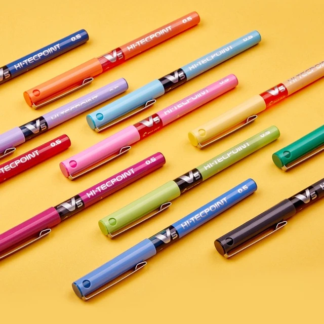12 Colors Gel Pens Fine Point 0.5mm For Office School - AliExpress