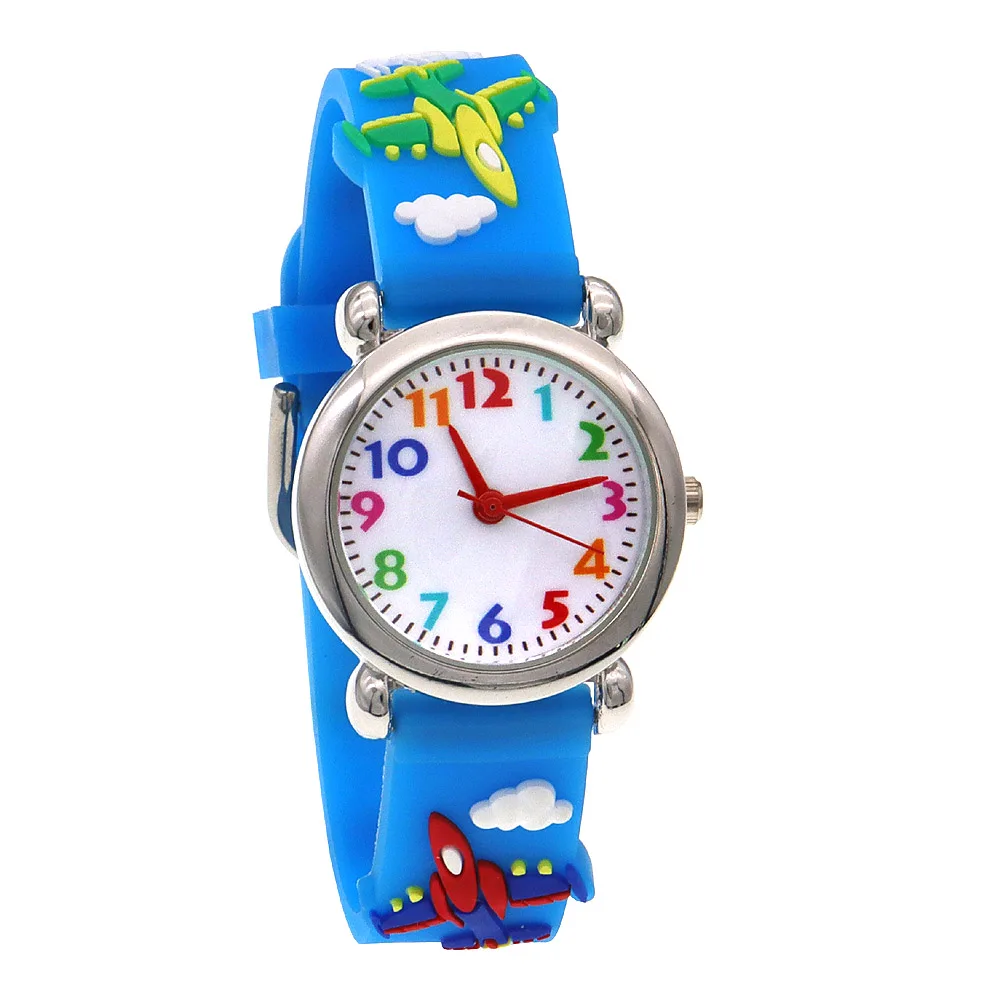 

chaoyada new children boys girls colorful digital quartz wristwatch little kids students silicone strap toy watch