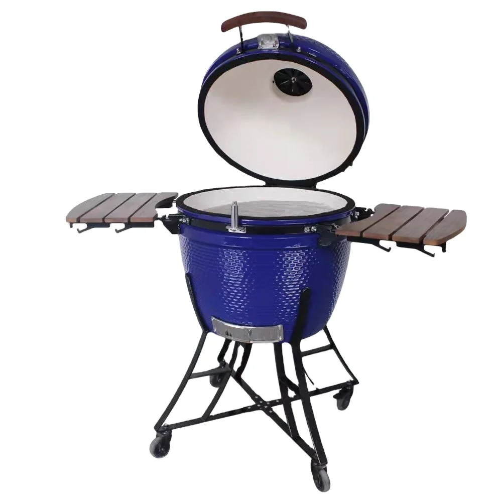 Heying High Quality Extra Large 23.5 Inches Ceramic Barbecue Grill Outdoor Charcoal-burning Kamado 2