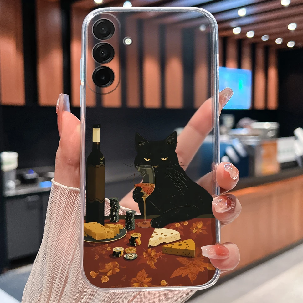 Pretty Macaron Cartoon Clear Soft TPU Silicone Shockproof Phone Case