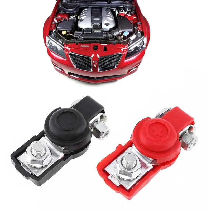 

2PCS Car Battery Terminal Quick Release Connector Positive Negative Vehicle Terminal Battery For Auto Car Accessories