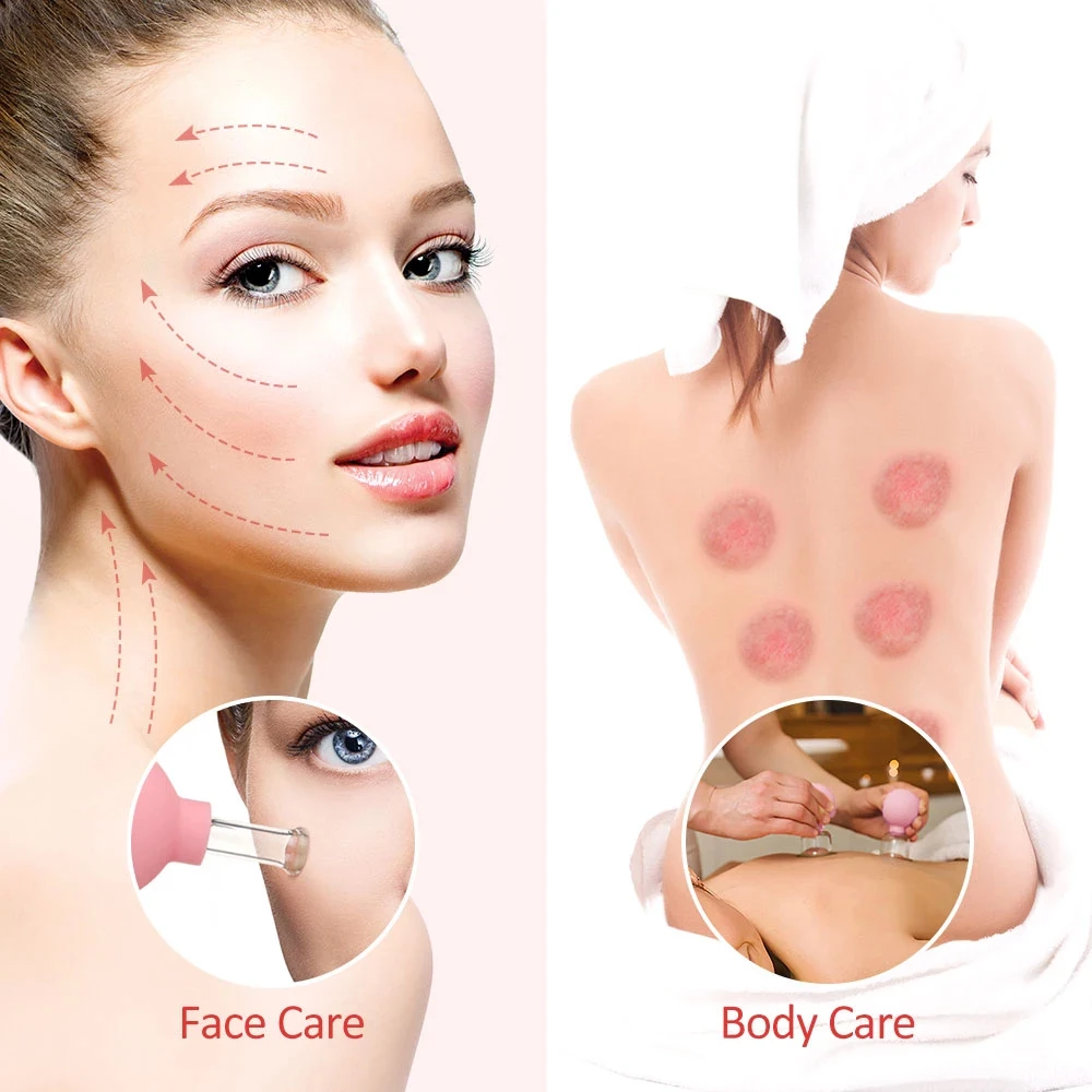 Rubber Massage Body Cups Vacuum Cupping Glasses Face Skin Lifting Body Facial Cups Anti Cellulite Chineses Cupping Therapy Tool 3